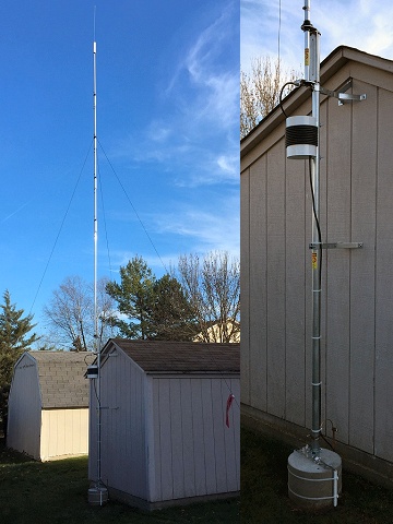 Homebrew 20-Meter �-Wave Vertical Antenna