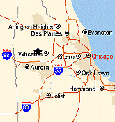 West Chicago Map